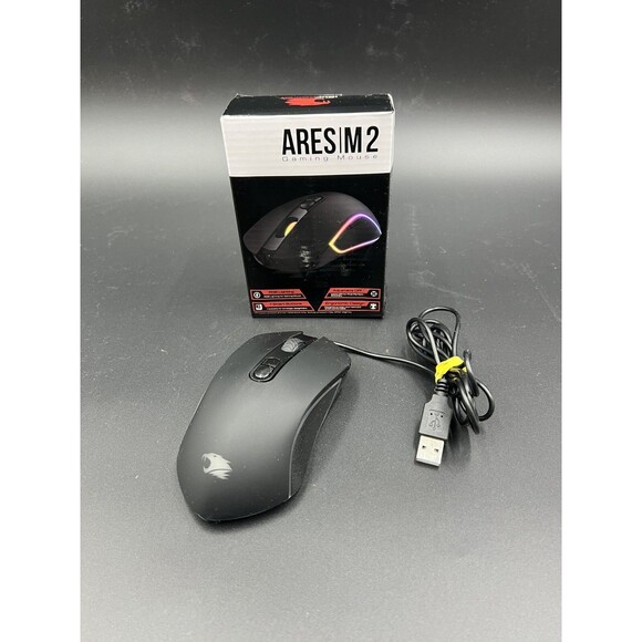 iBuy Power Ares M2 Wired Gaming Mouse - Picture 1 of 8